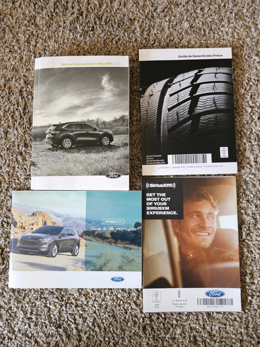 2020 Ford Escape Owners Manual Handbook Portfolio SPANISH