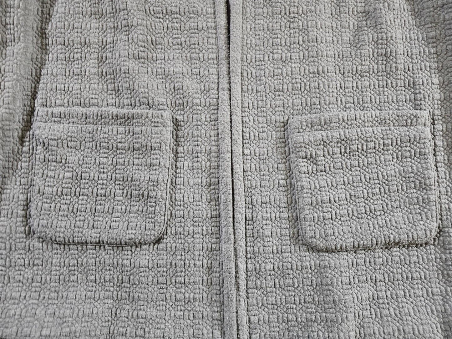 Roz & Ali full zip sweater gray 2X