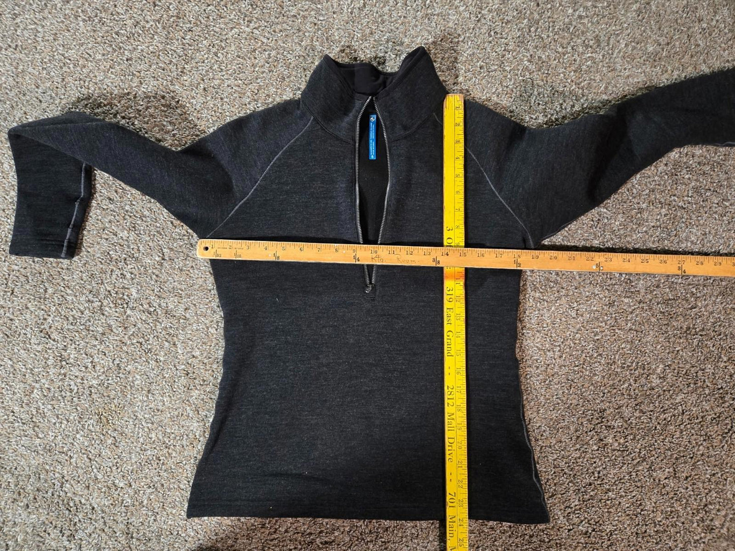 KÜHL 1/2 zip black womens Black Small sweatshirt Hiking