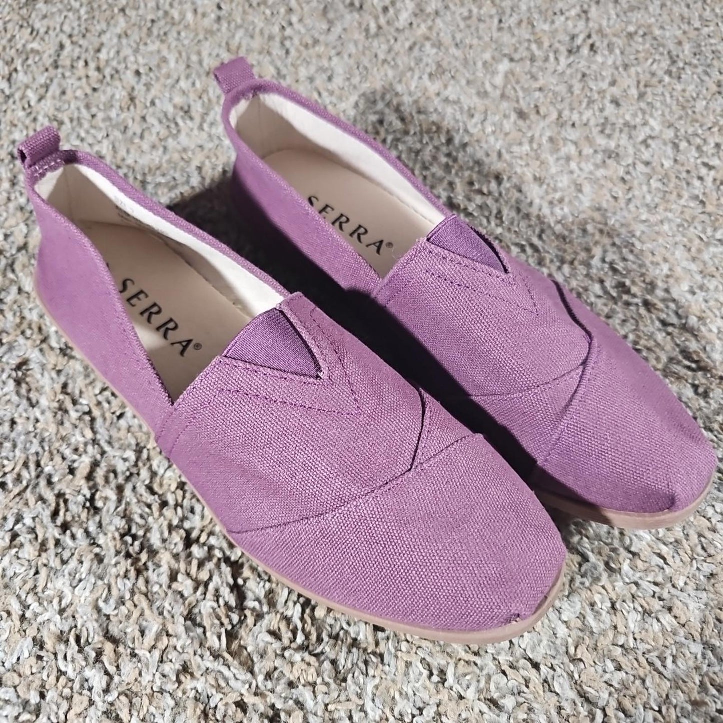 SERRA 49793 Purple Loafer Slip On Shoes Sz 7