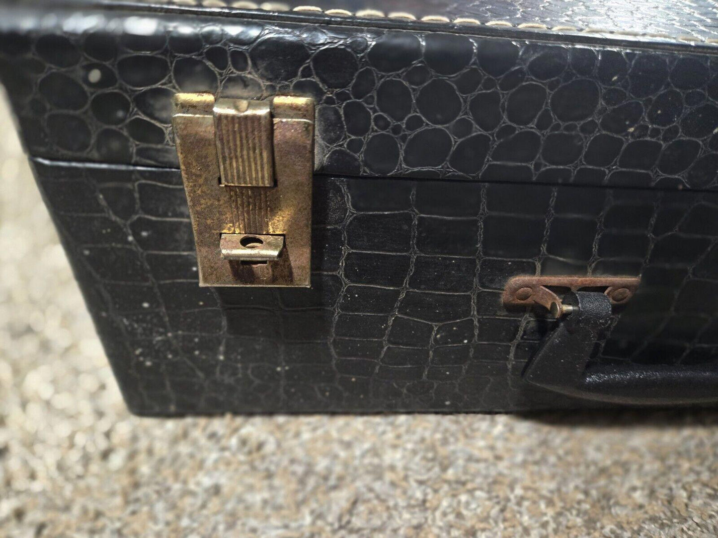 Vintage Suncoast Beauty School Cosmetology Student Luggage