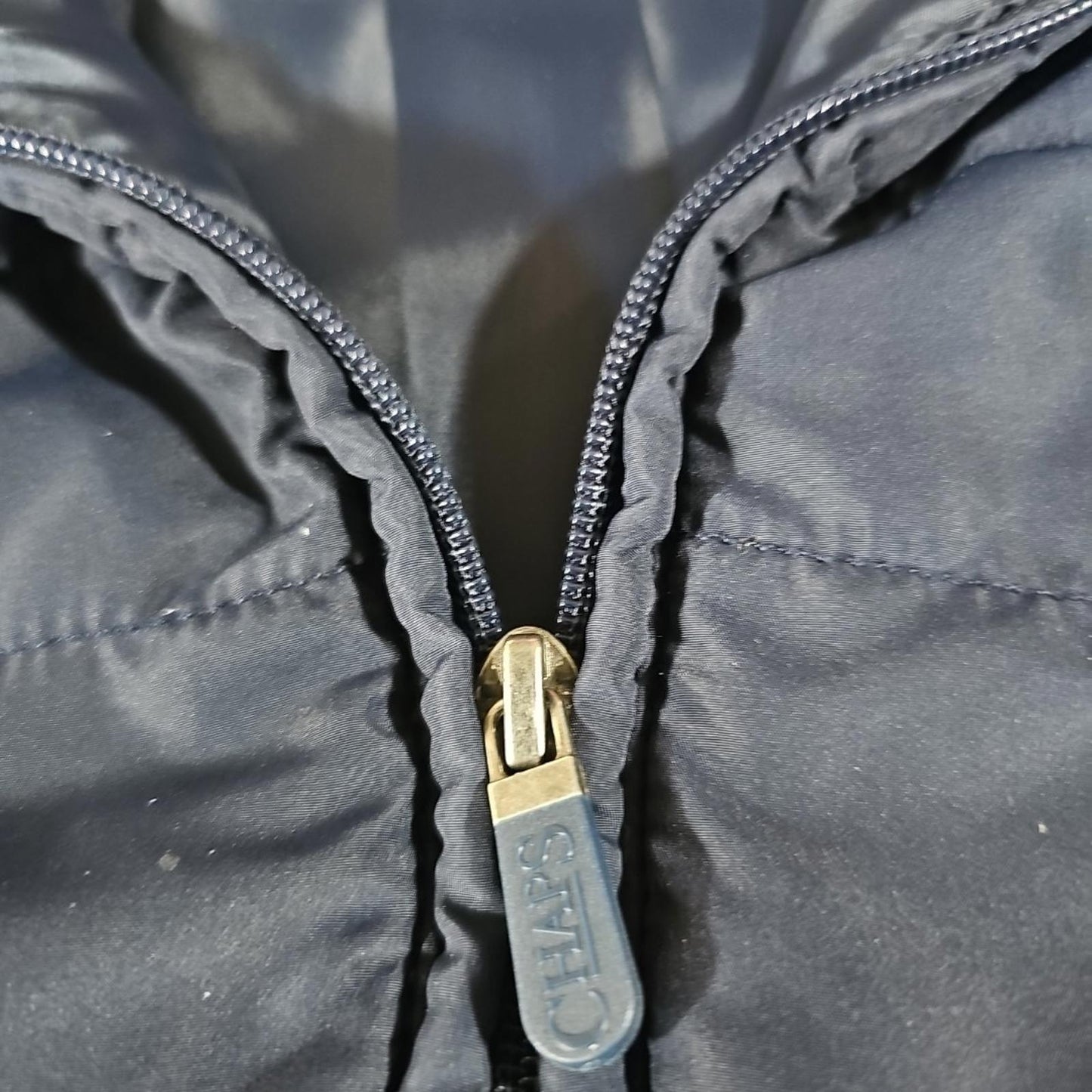 Chaps XLT Blue Puffer Vest