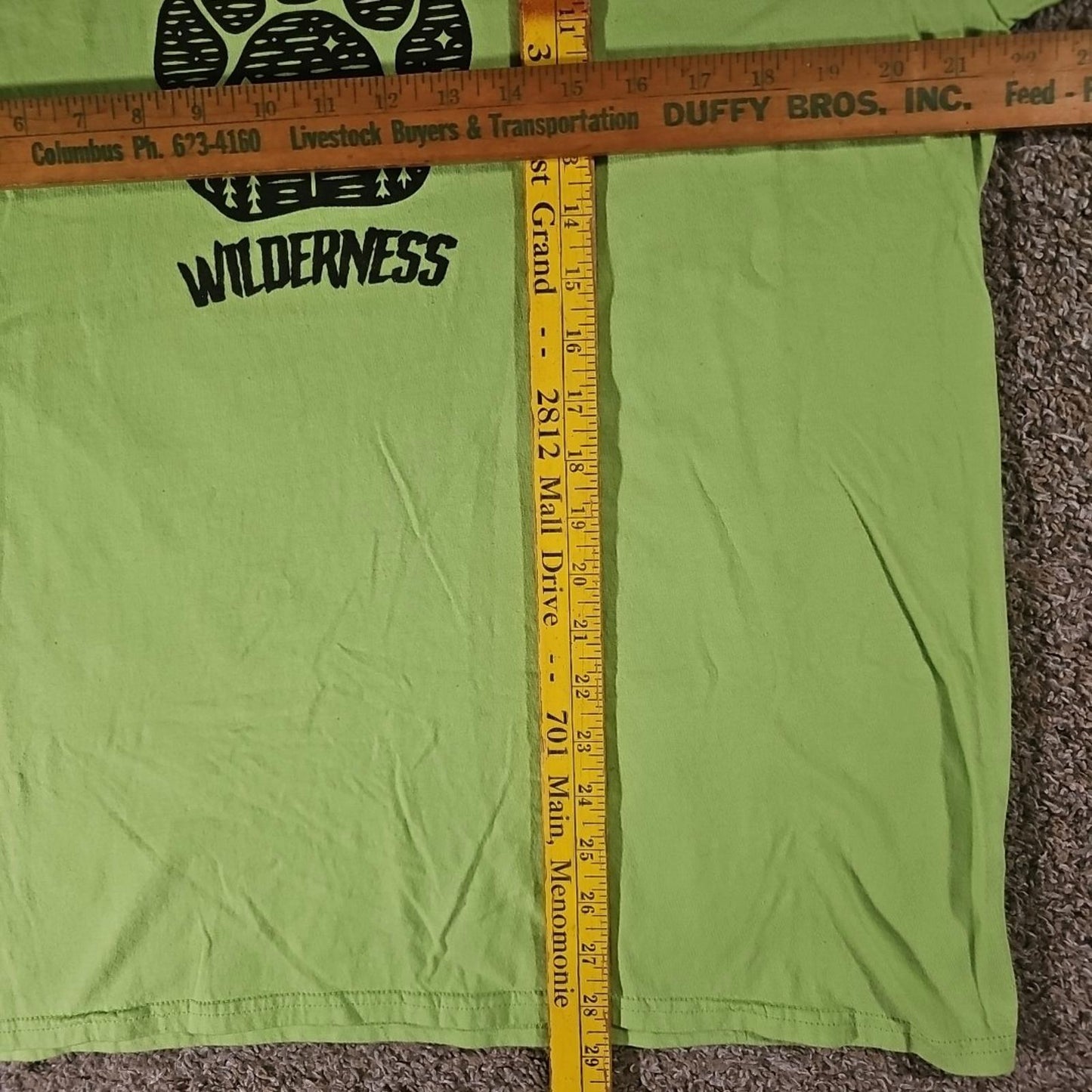Hanes Perfect Green Wilderness Frisbee Golf Shirt XL