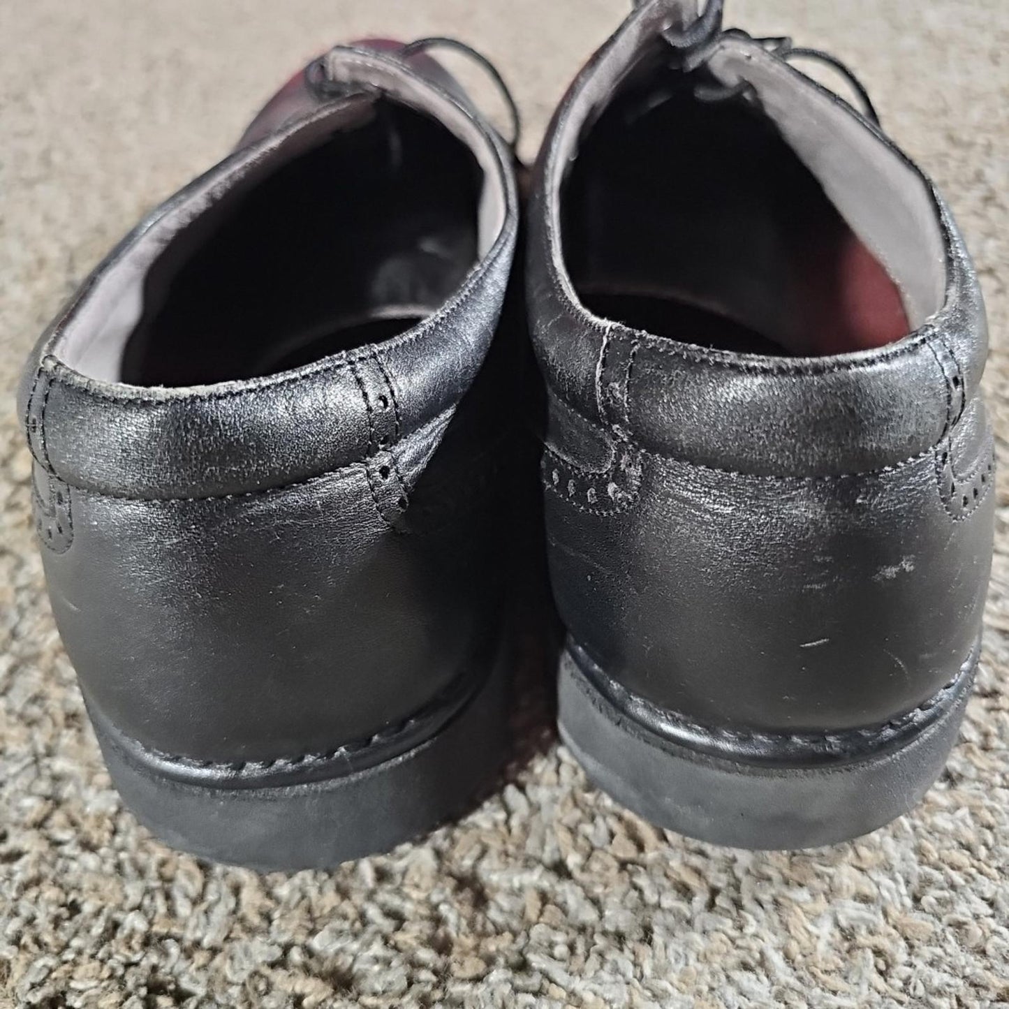 Dresssports By Rockport 14W Wingtip Black Dress Shoes