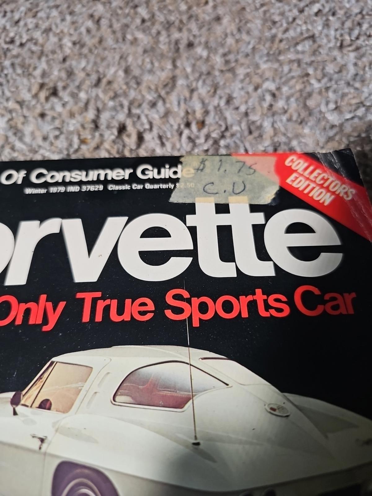 Winter 1979 Consumer Guide Corvette Magazine. America’s Only True Sports Car