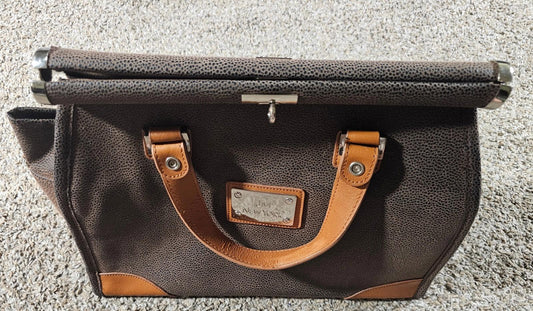 JM NEW YORK  DOCTOR STYLE BAG Brown SEE PICTURES