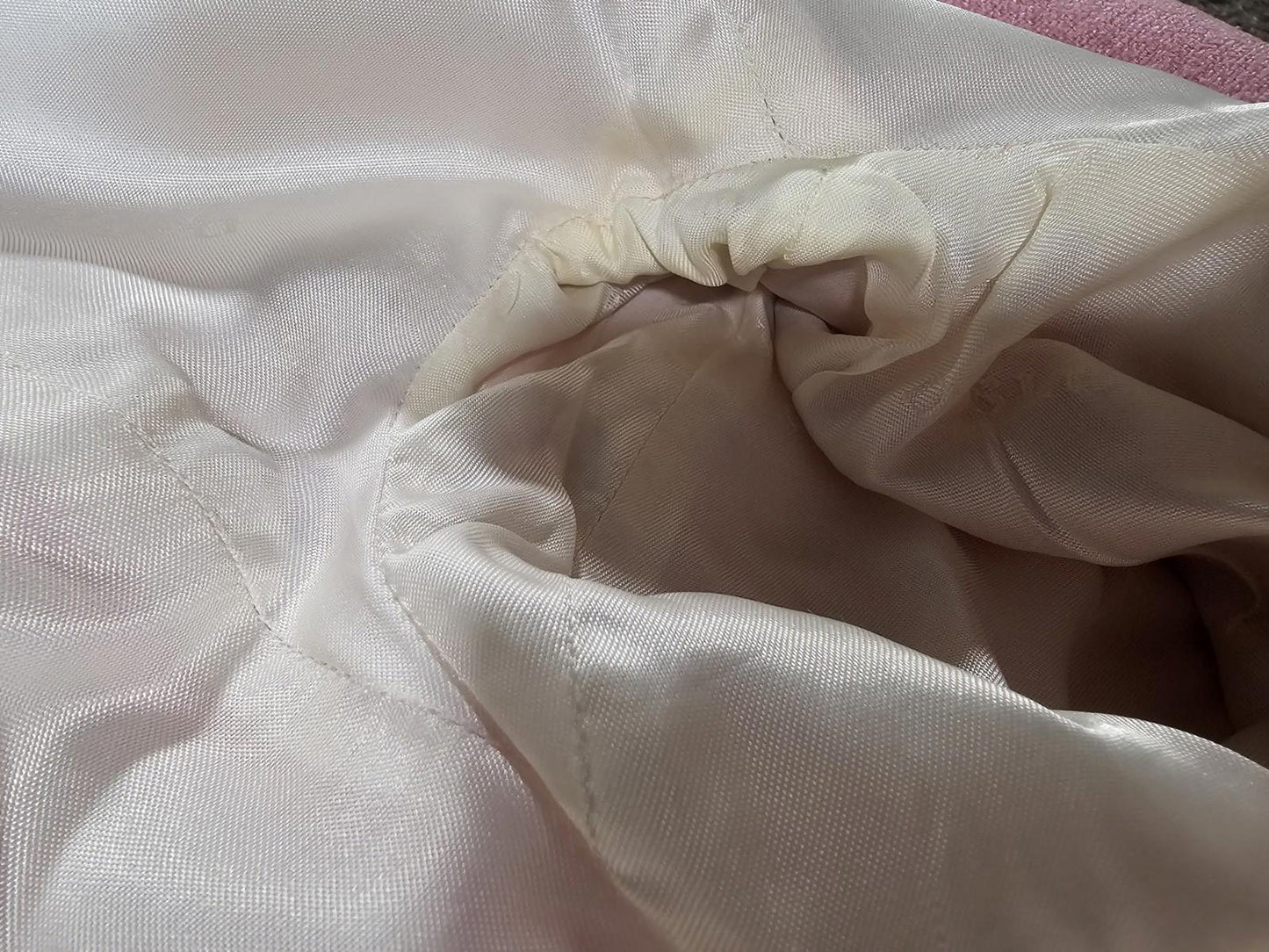 Daslu Sao Paulo Brazil Pink silk over coat Sz 44