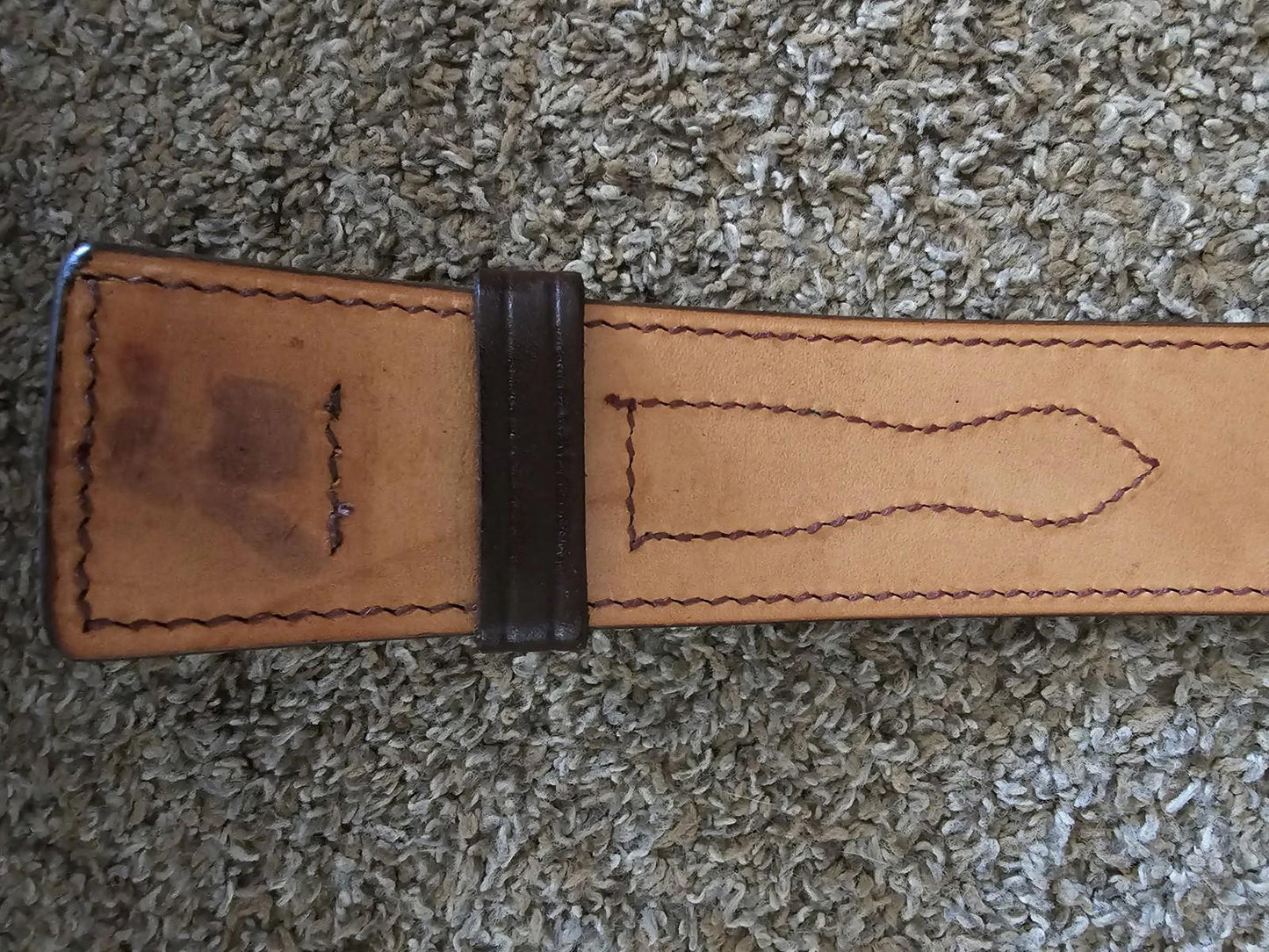 Don Hume B106 size 28 brown leather belt USA MADE