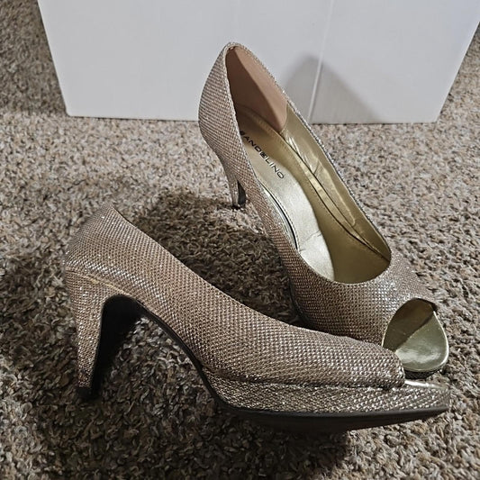 Bandolino BD MYLAR Shiny Heels 8.5M