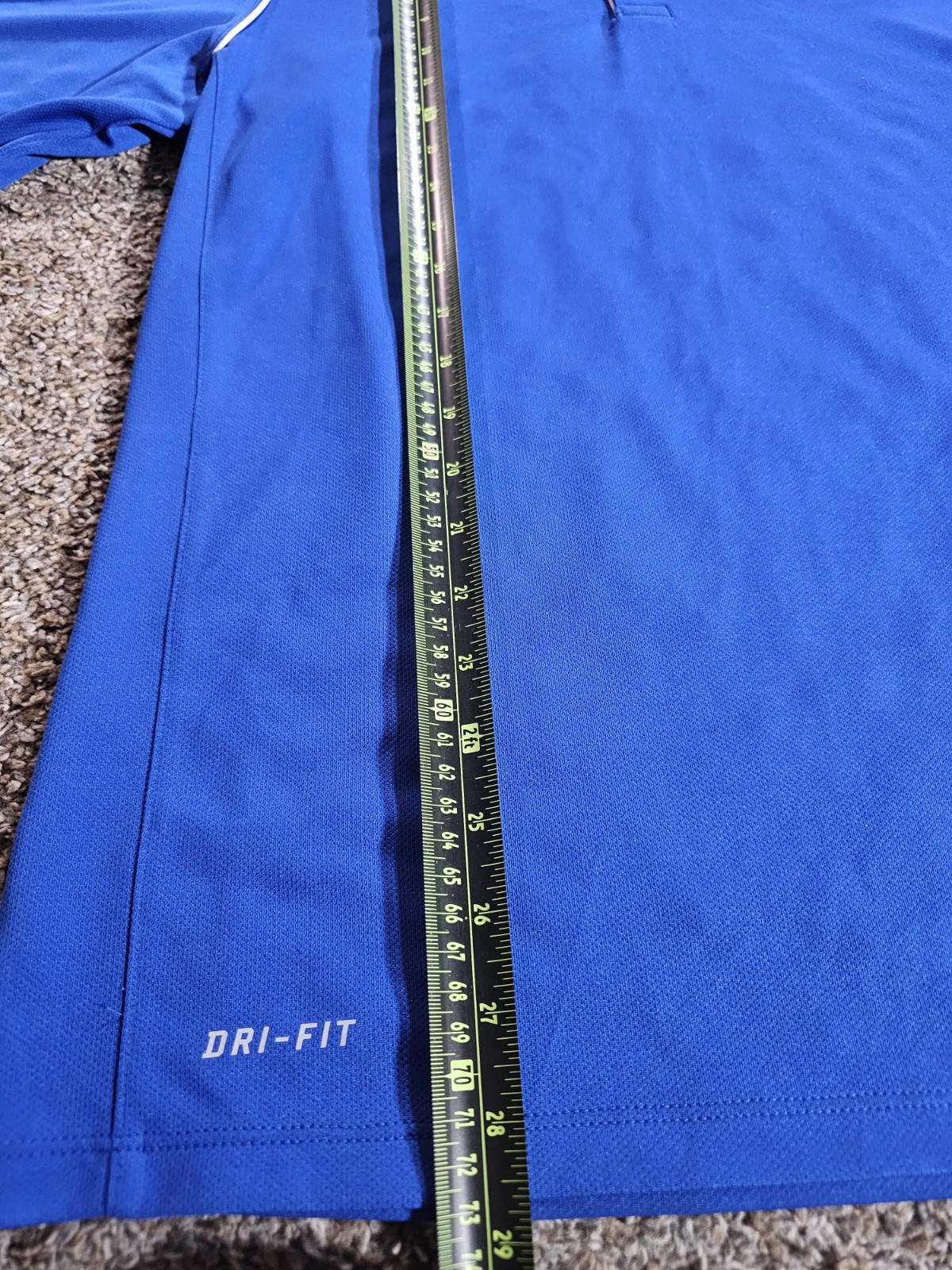 Nike Golf Dri-Fit Polo Shirt Mens S Blue Golf Breathable LM