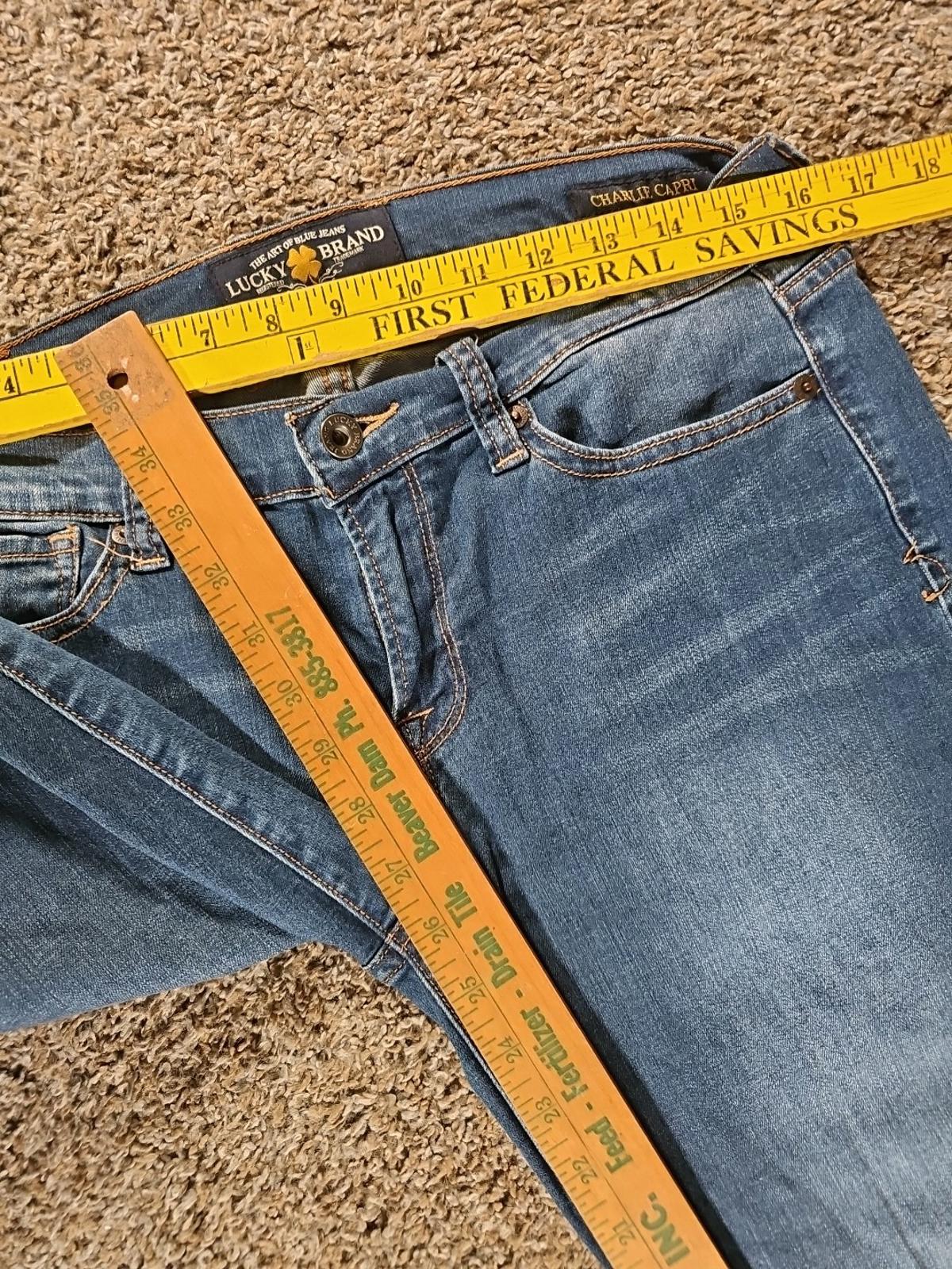 Lucky Brand 10/30 Charlie Capri Jeans