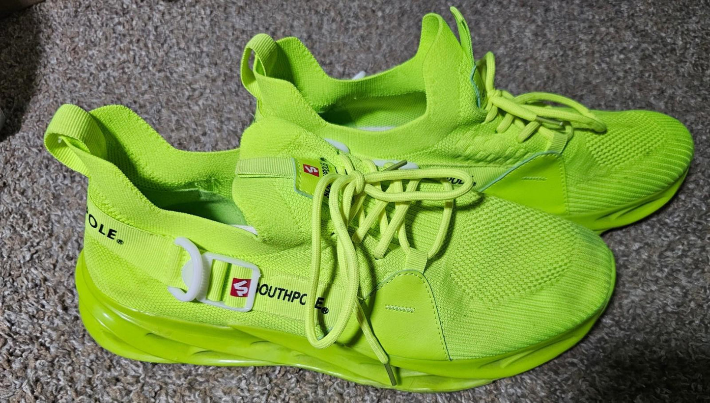 Southpole Athletic Shoes Men's Size 13 Rare NEON Green!