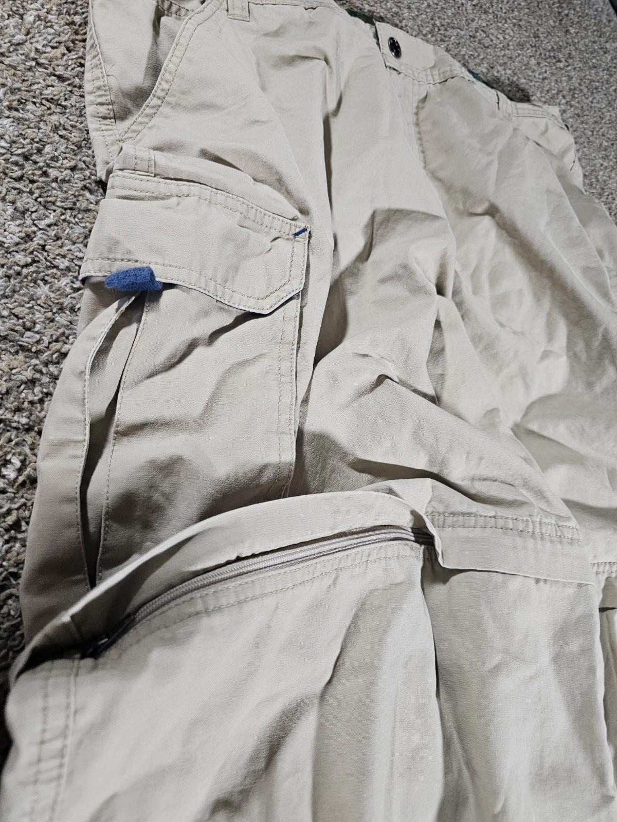 Gander Mountain Heavy Duty Convertible Zip Cargo Pants 40x32