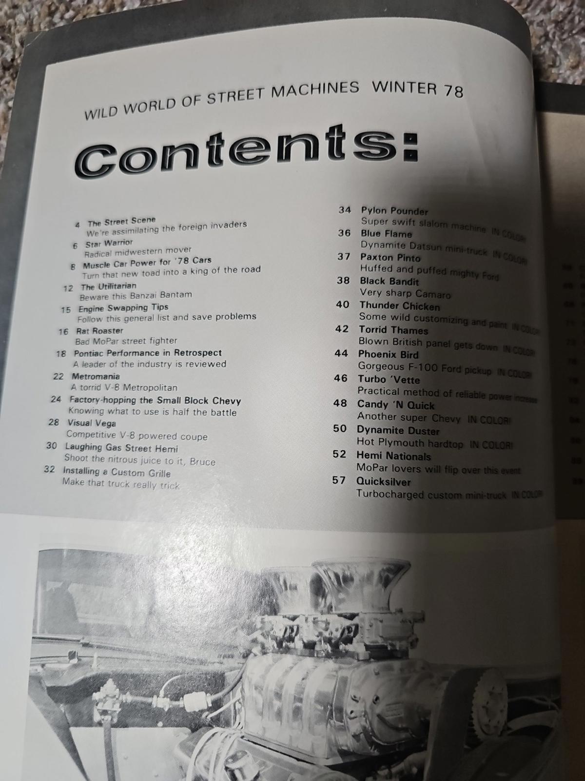 Wide World of Street Machines Classic Chevy Convention Winter 1978