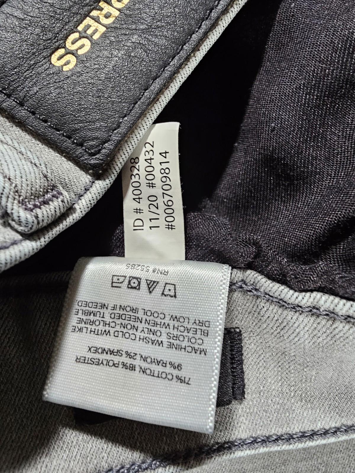 Express Hi Rise Boot 10R Gray Jeans