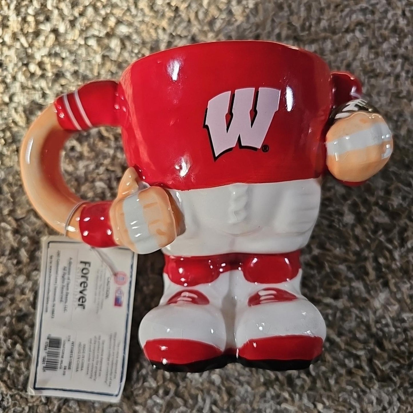 Forever Collectibles Wisconsin Badgers Football Coffee Mug NWD