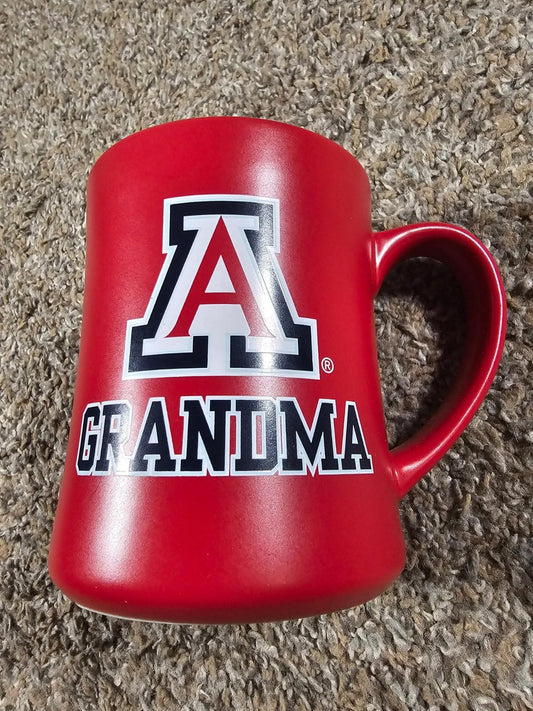 RFSJ University Of Arizona Wildcats GRANDMA NCAA Ceramic Coffee Mug Cup