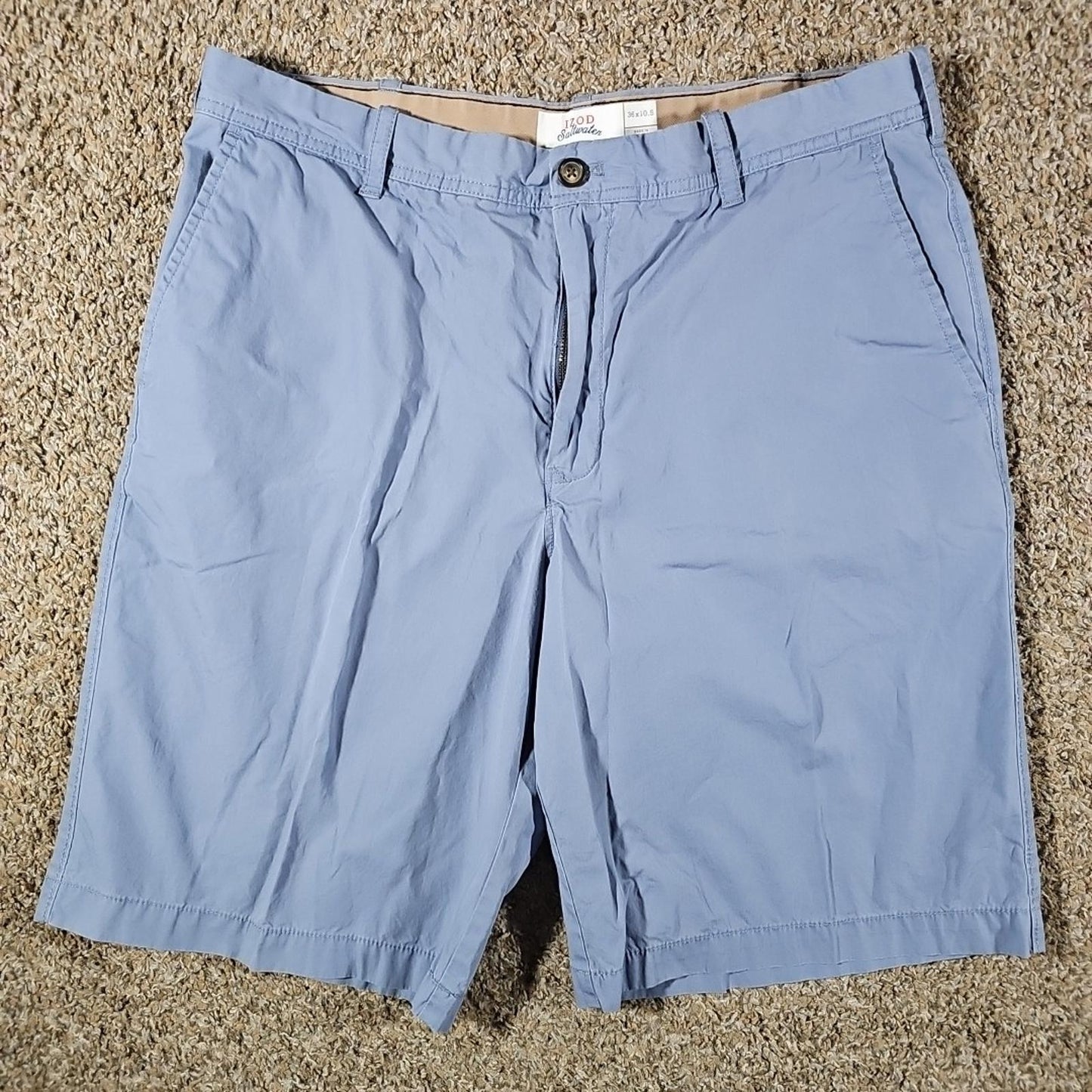 IZOD Saltwater 36x10.5 Blue Shorts