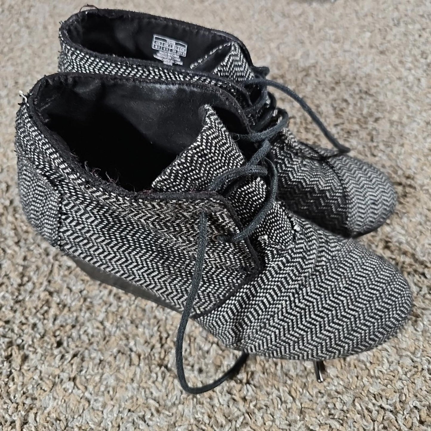 Toms Heel Shoes Womens 8.5 UK 6.5