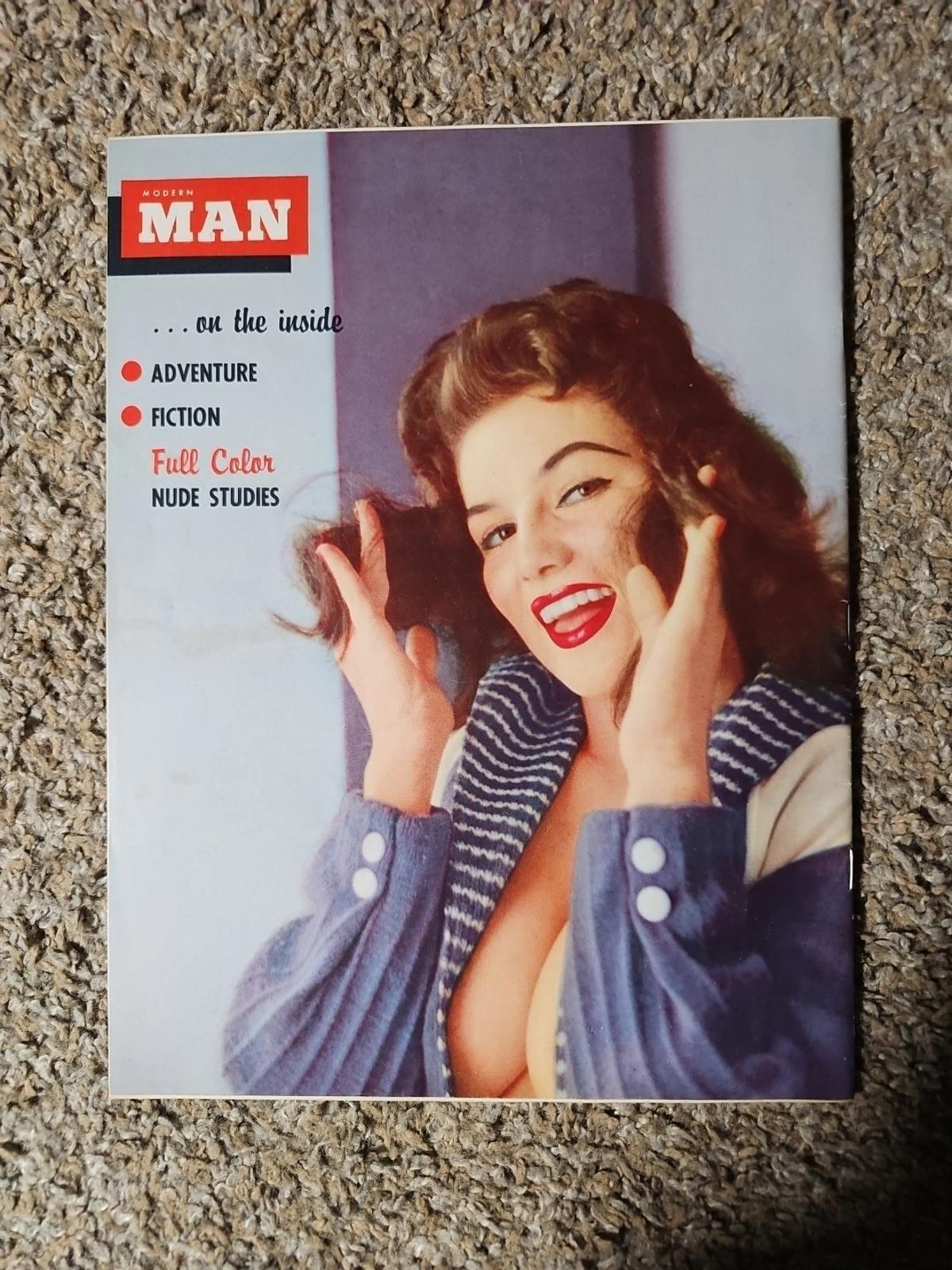 Modern Man 1959 Betty Page, Brigitte Bardot, Jane Dolinger 60pgs Pinup Magazine