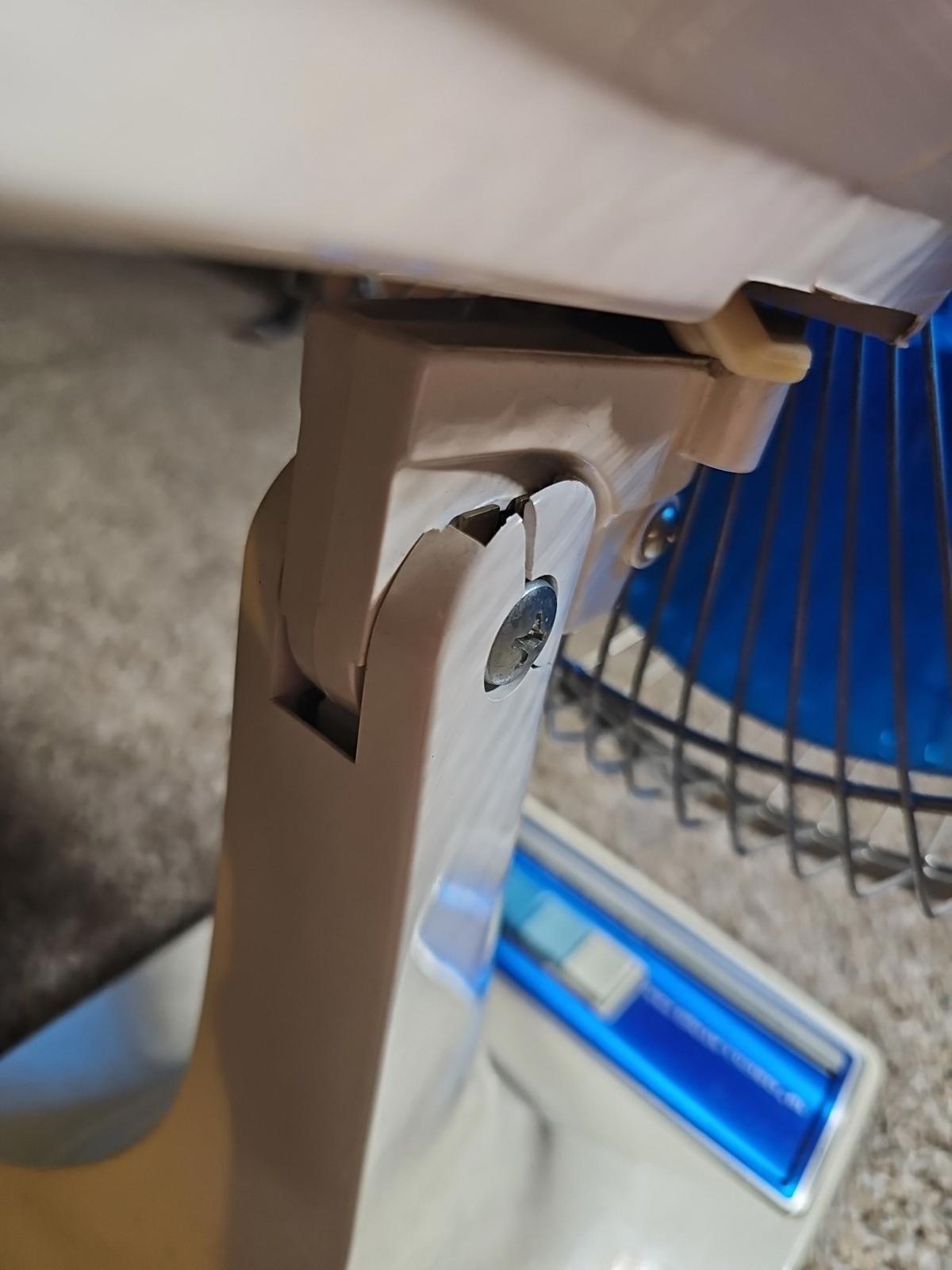 Vintage Galaxy 12" 3 Speed Oscillating Fan Blue Blade Tested!