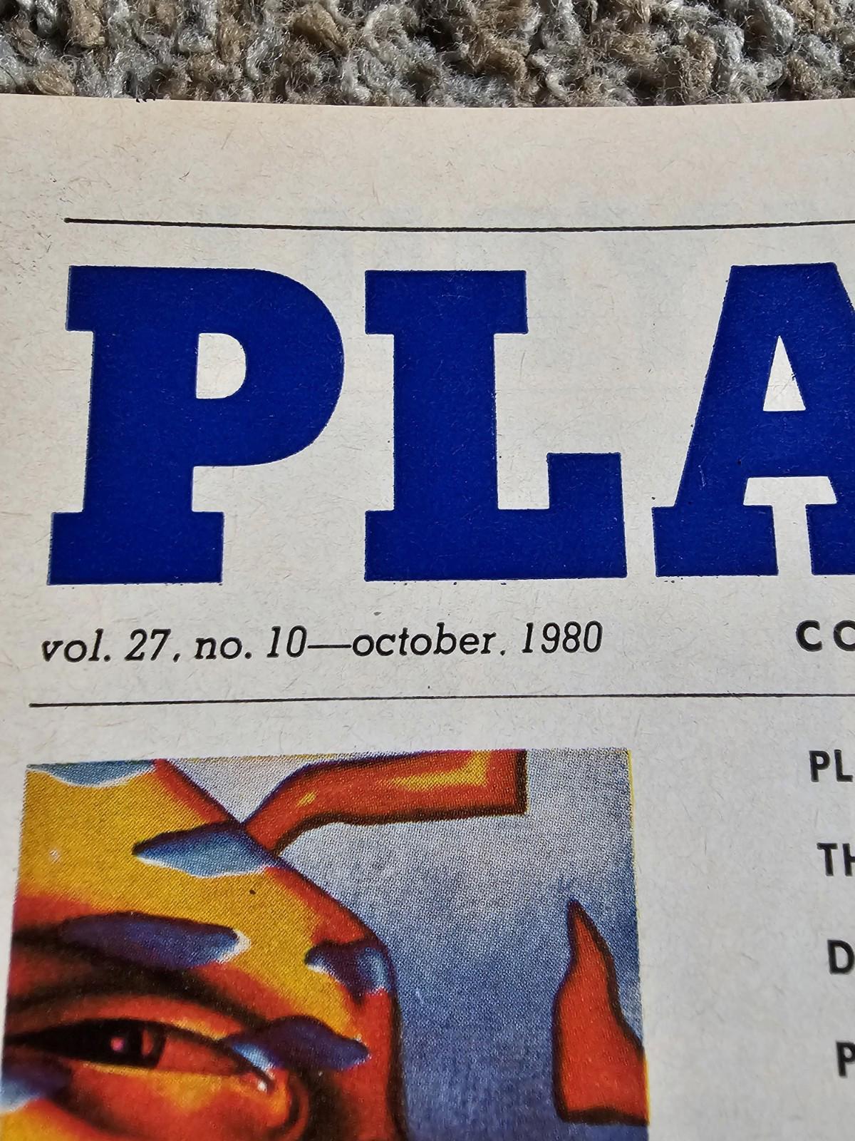 Playboy October 1980 PM Marci Jacquet, Gordon Liddy, Body Builder Lisa Lyon