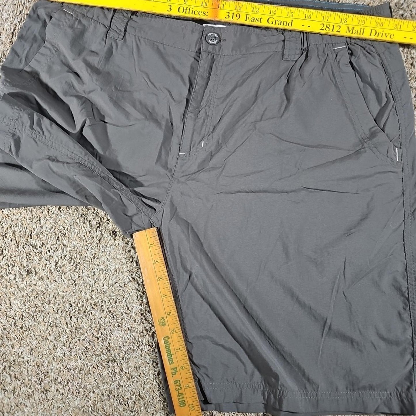 Columbia XXL Omnishade Gray Shorts