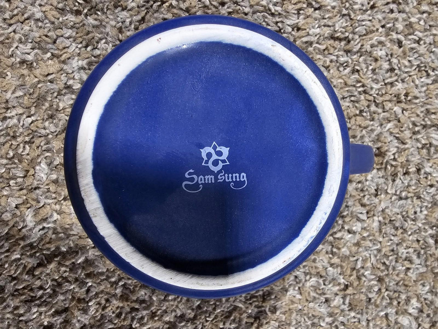 Samsung electronics coffee mug Blue