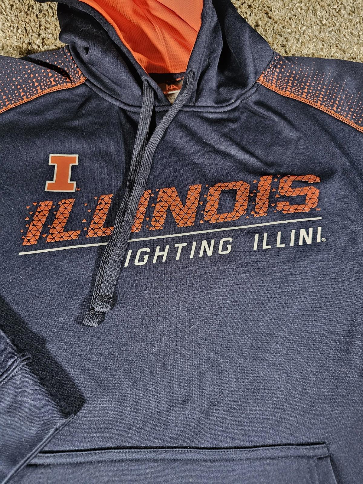 Knights Apparel Illinois Fighting Illini Lg 42/44 Hoodie