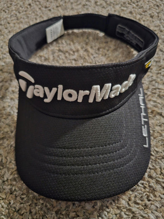 TaylorMade Golf Lethal RBZ Golf Visor Strapback Hat Black