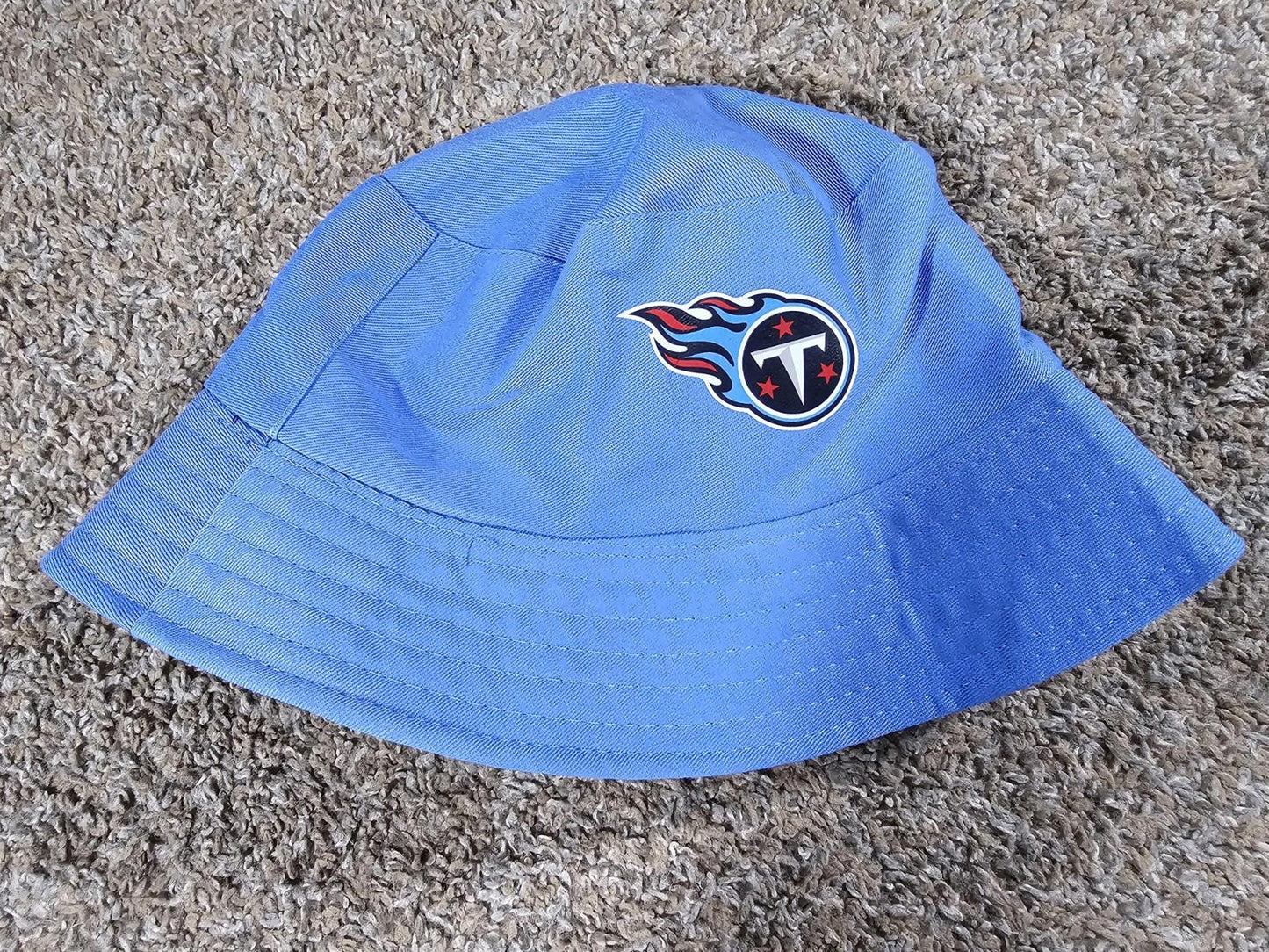 Tennessee Titans Nissan Bucket Hat Adult Blue Reversible