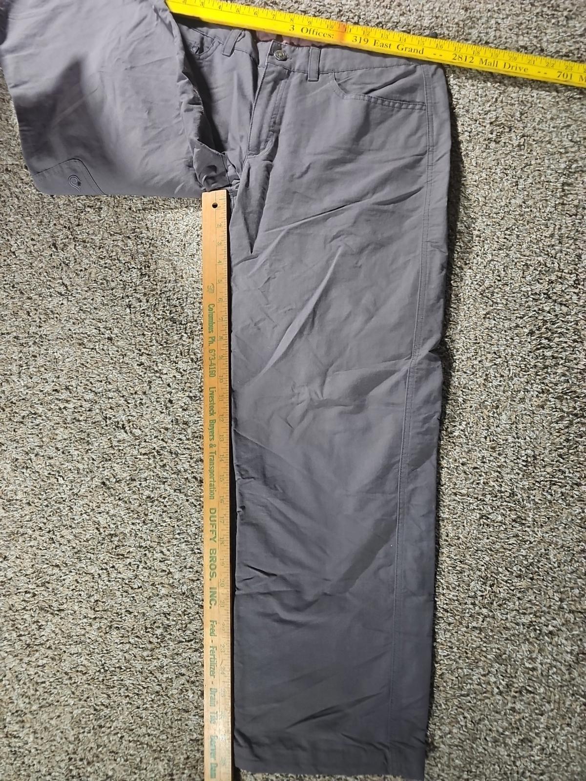 Isis Sz 10 Nylon Gray Outdoor Pants