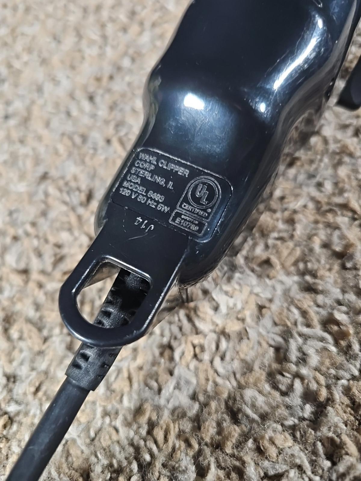 Wahl 8483 Professional Pilot Clipper - Black - Needs TLC But WORKS