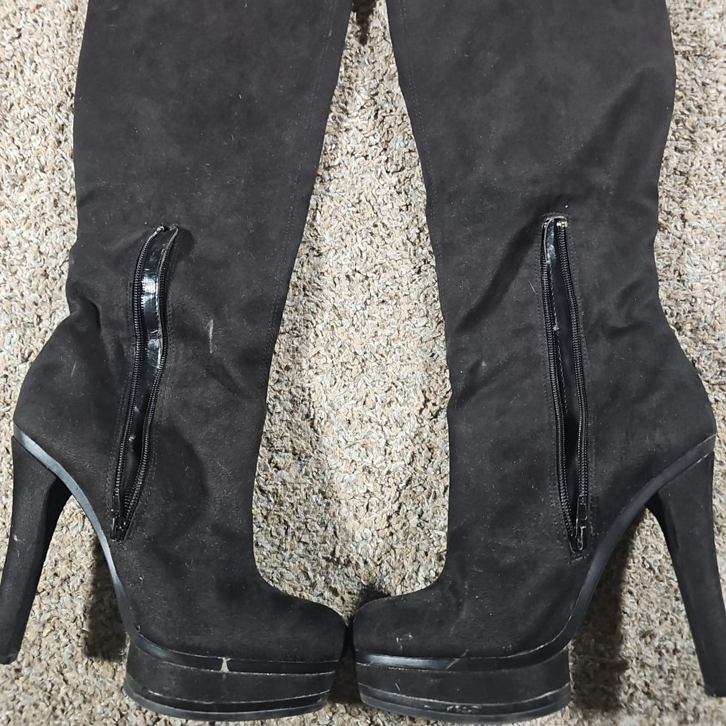 Jennifer Lopez J Malinas Black Sequins Boots 8M