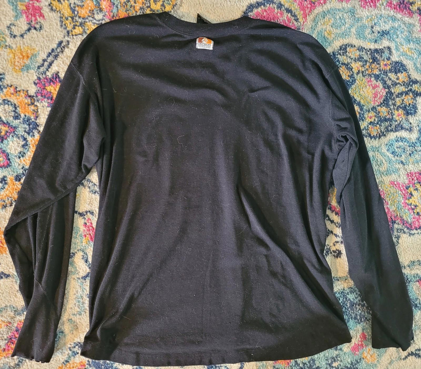 Burton Snowboard LS L THERMALAYER Shirt Retro Winter Ski