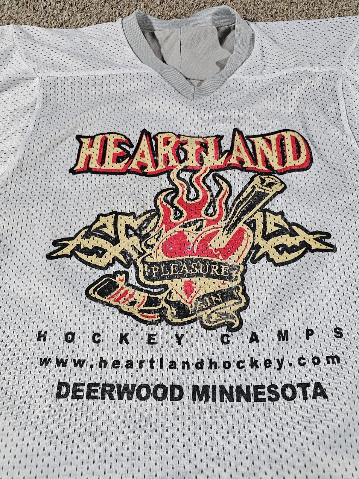 K1 Heartland Hockey Camps Reversible Jersey White Gray