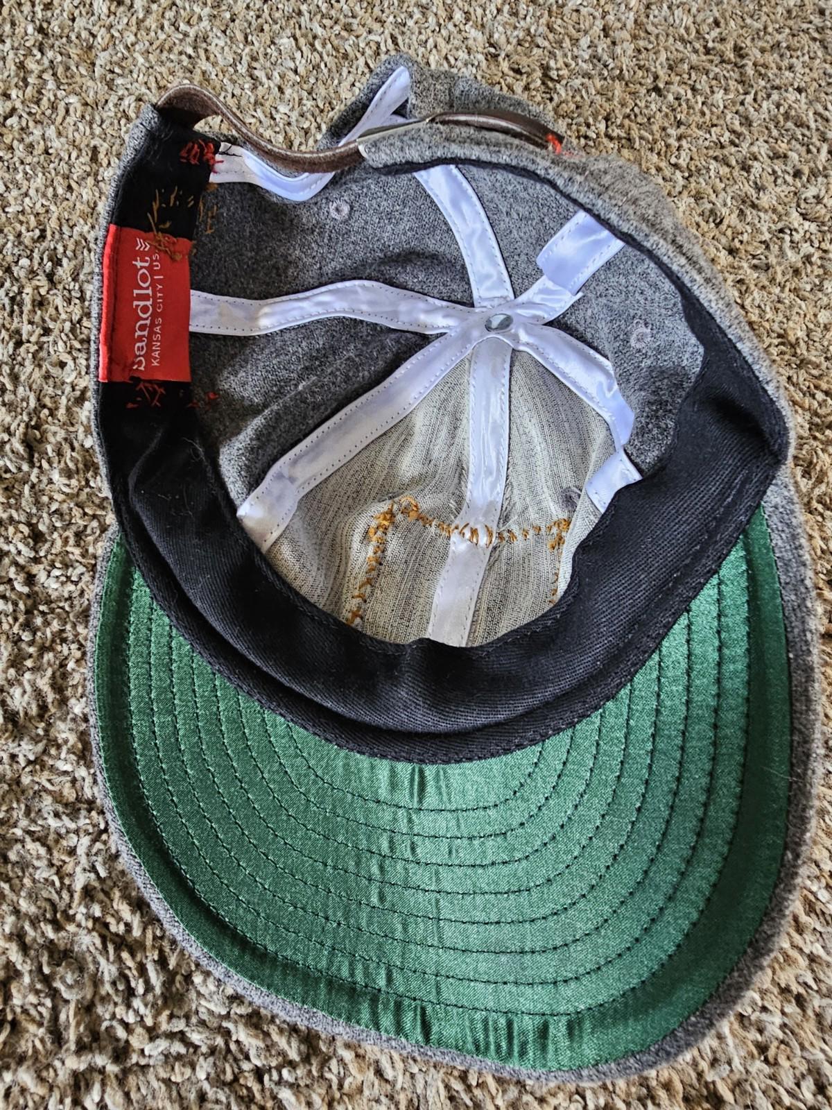 Applesmith AX. Collective Leather Strapback 100% Wool Sandlot hat Streetwear USA