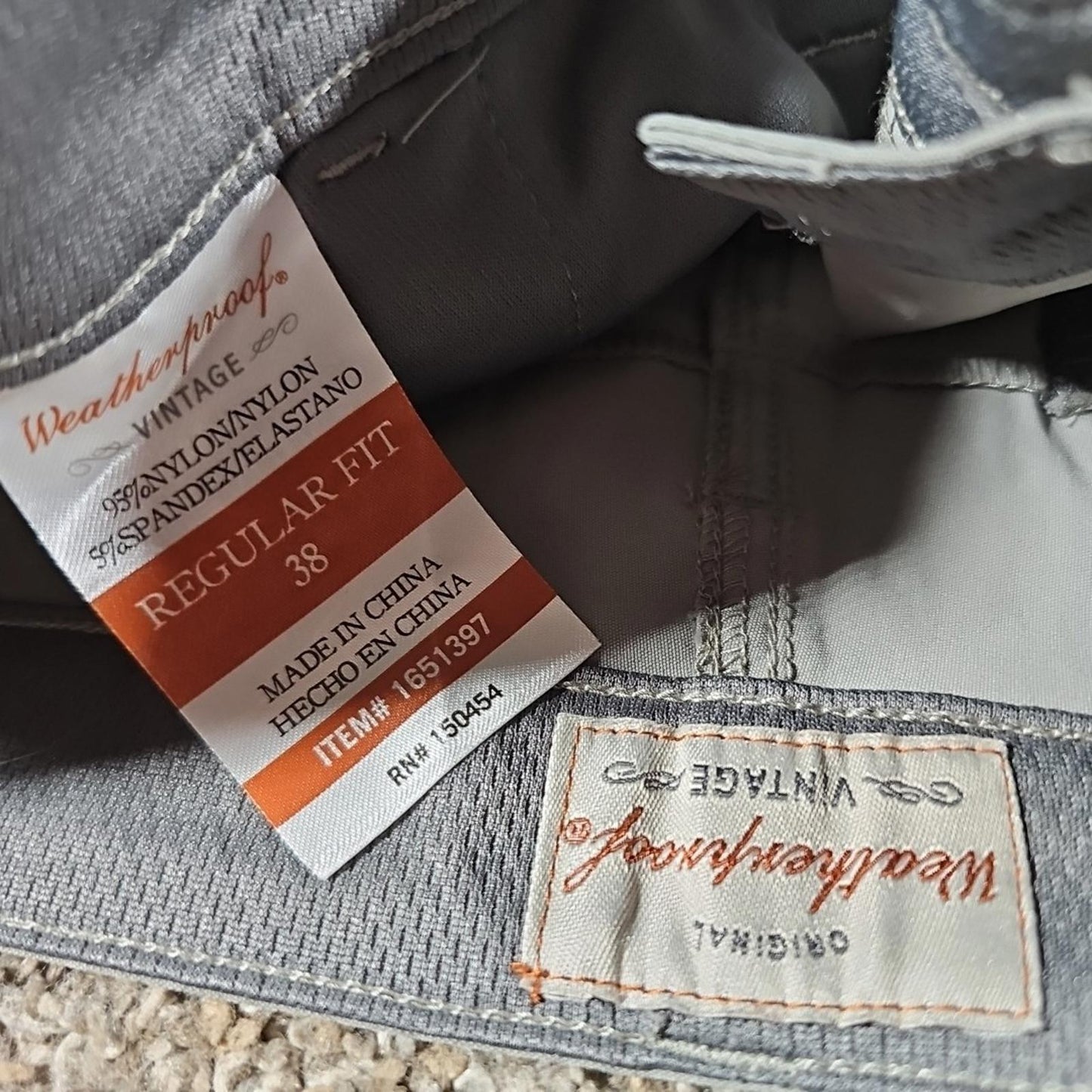 Weatherproof Regular Fit Sz 38 Shorts