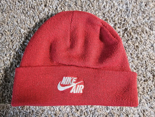 Nike Air red beanie