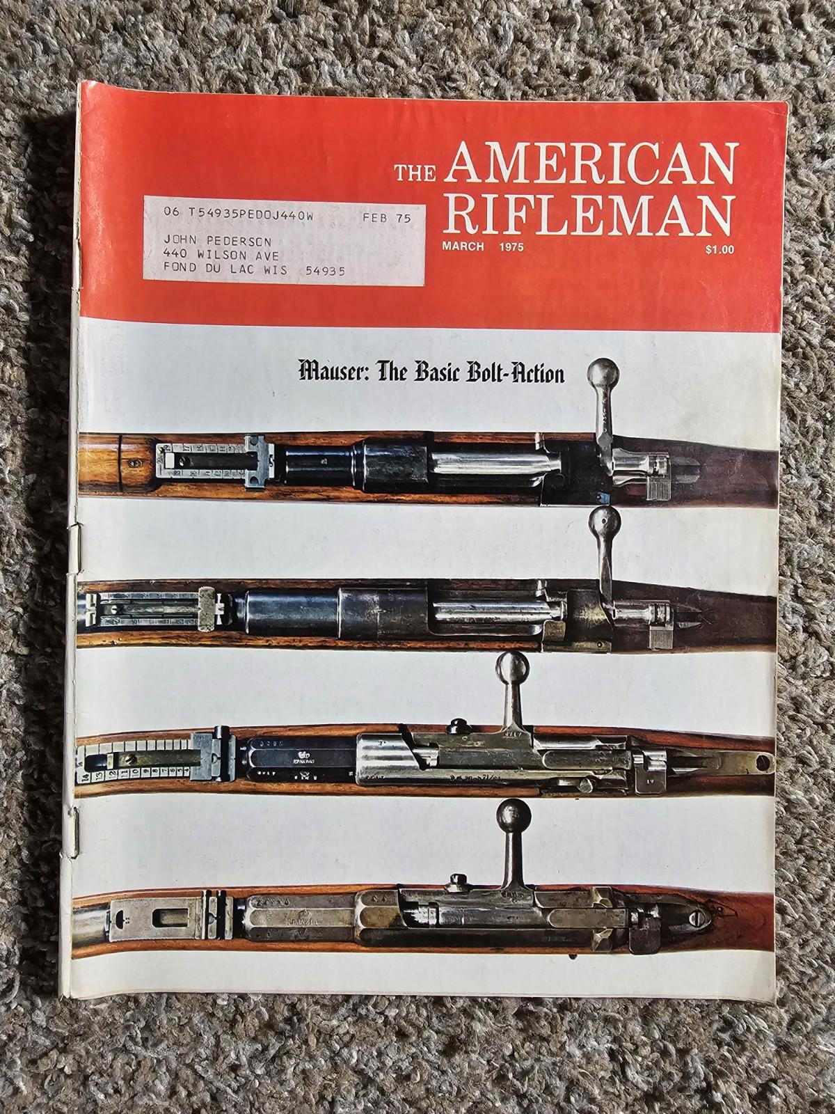 American Rifleman March 1975