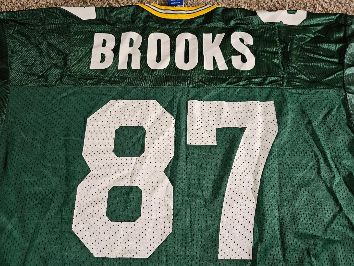 Green Bay Packers Robert Brooks #87 Champion Jersey Mens 48