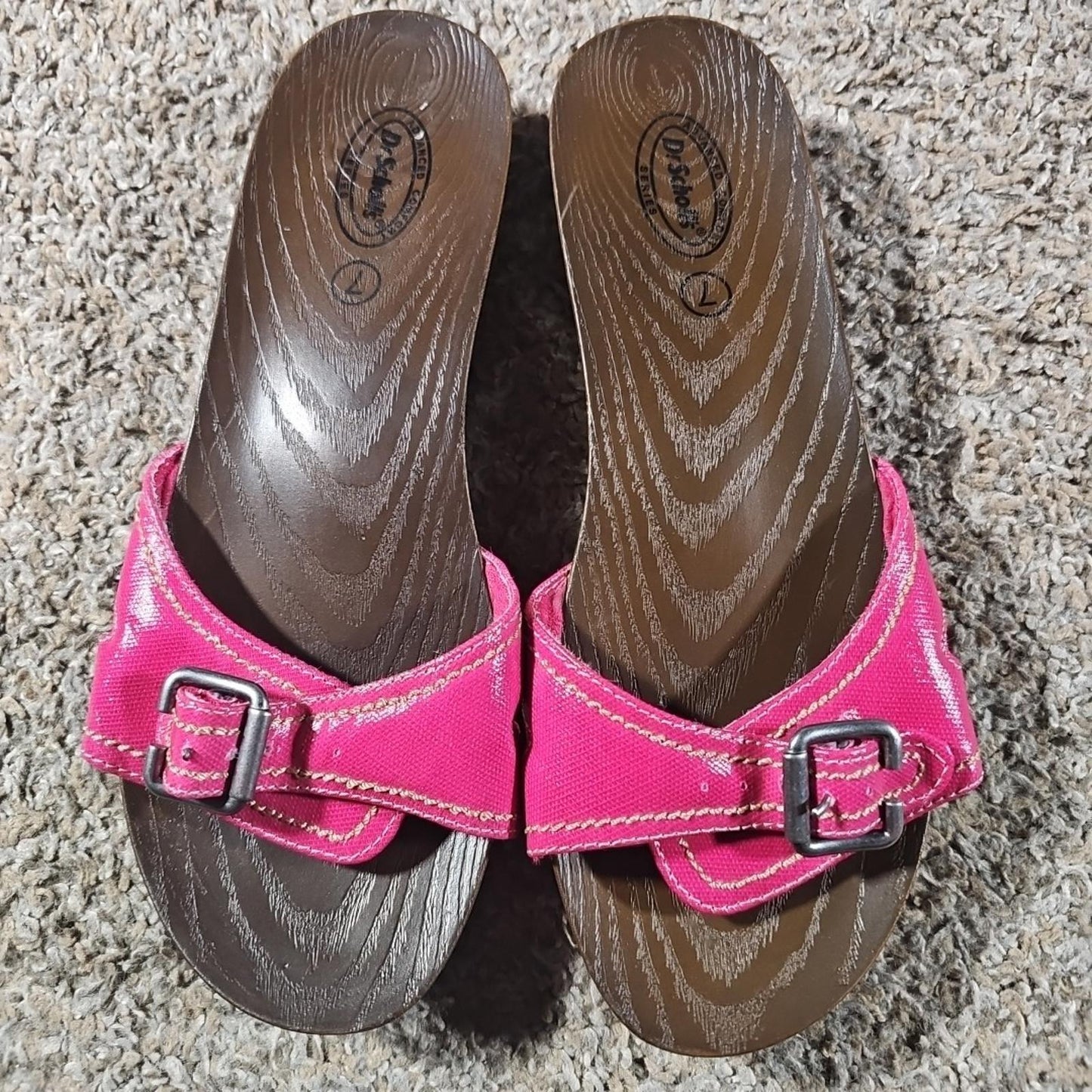 Dr Scholl's Advanced Comfort Series Sz 7 Sandals Pink