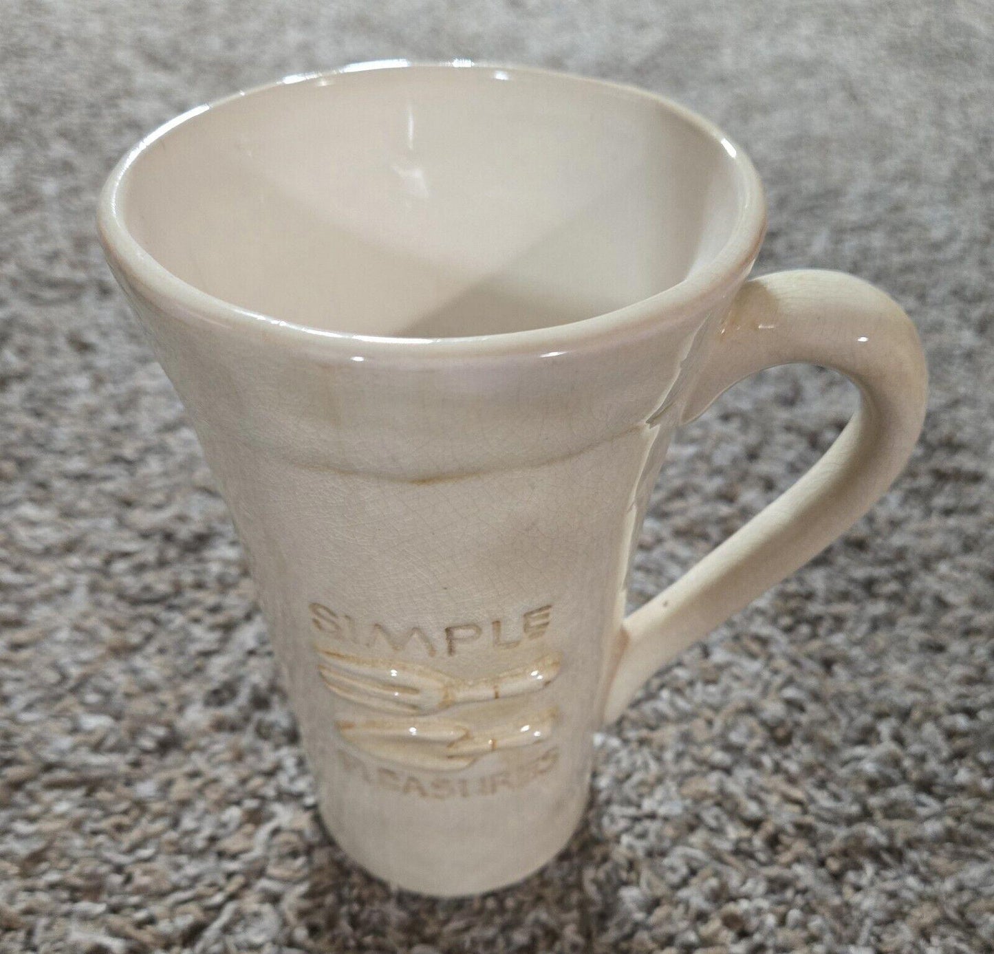 Ivory Simple Pleasures Tall Coffee Mug