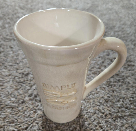Ivory Simple Pleasures Tall Coffee Mug
