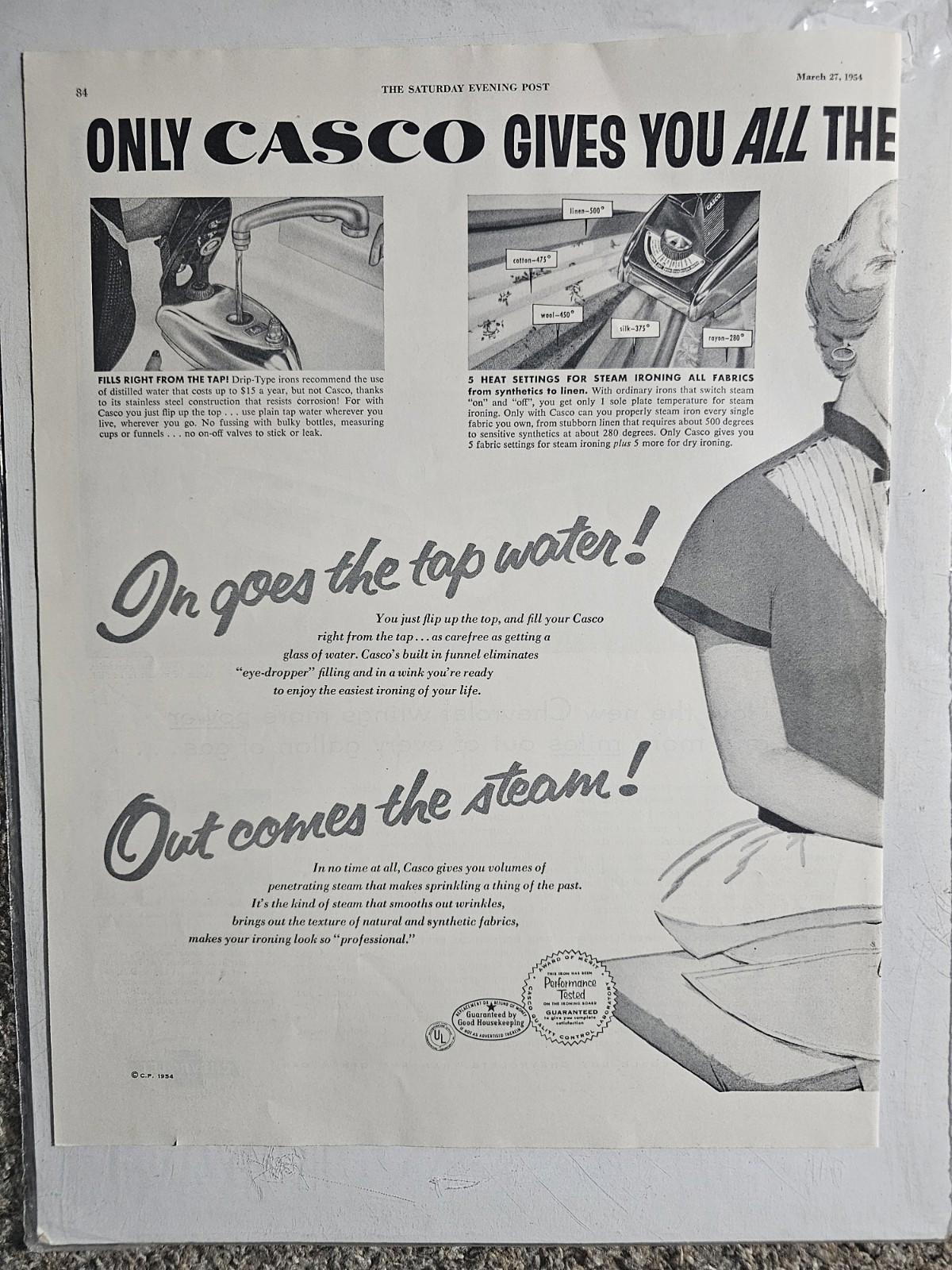 1954 Chevrolet Bel Air Sport Coupe red car art vintage print Ad