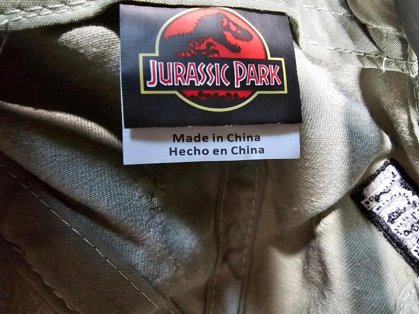 Jurassic Park Youth Hat  Iconic Dinosaur Logo, Adjustable