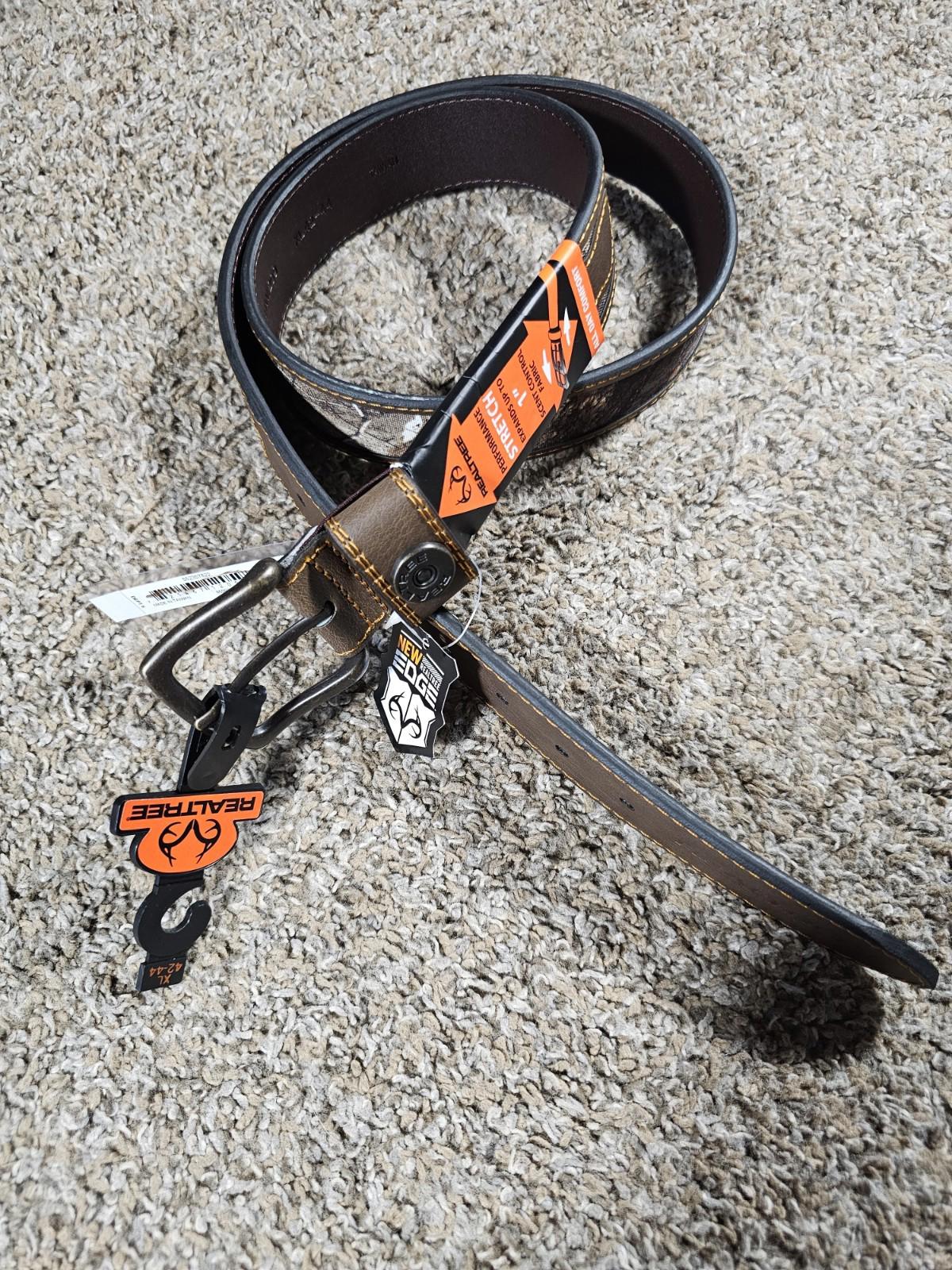 Realtree bonded leather camo belt XL 42-44 NWT
