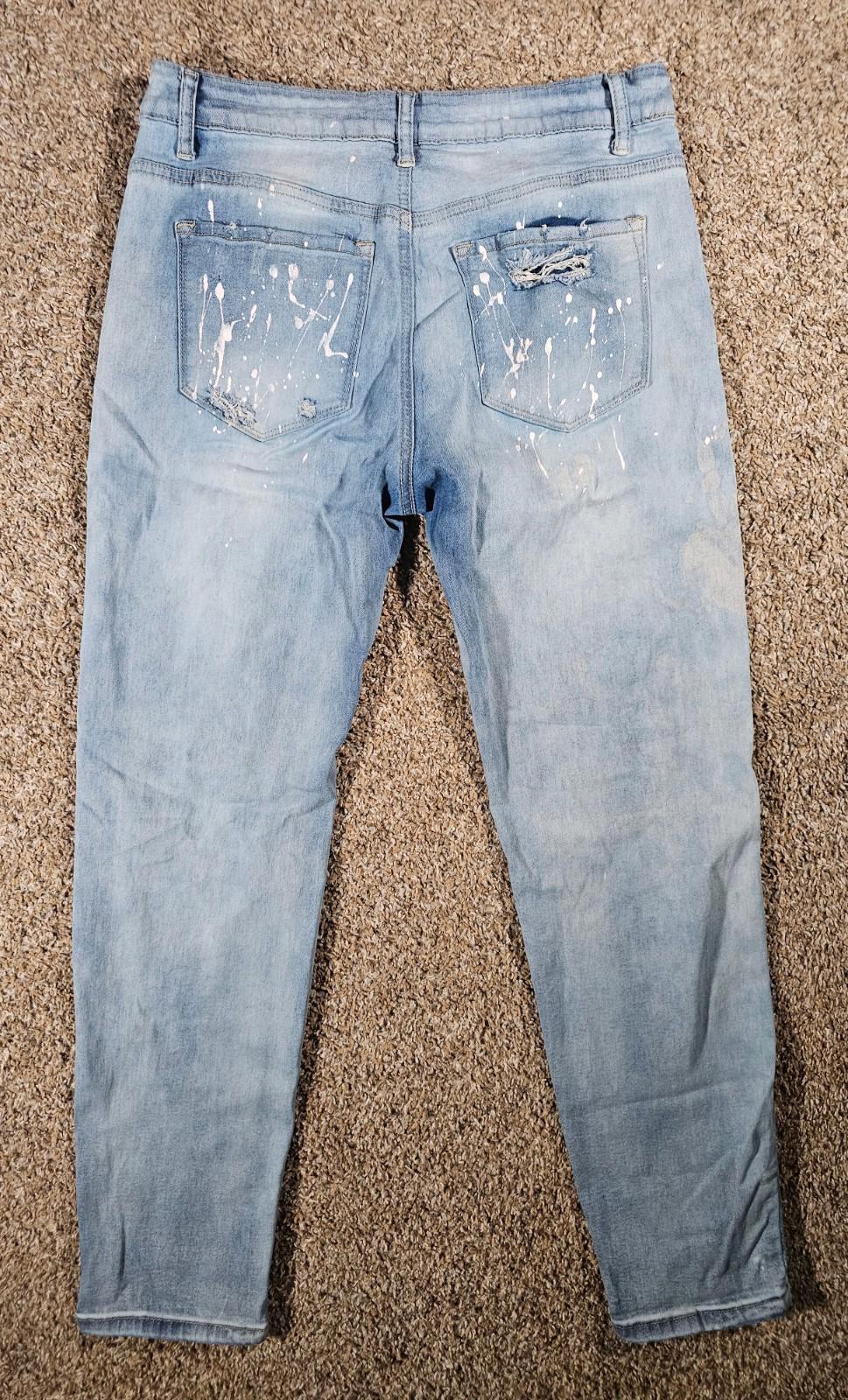 Surprise Surprise Destroyed Jeans Large APPROX 30.5 x 29