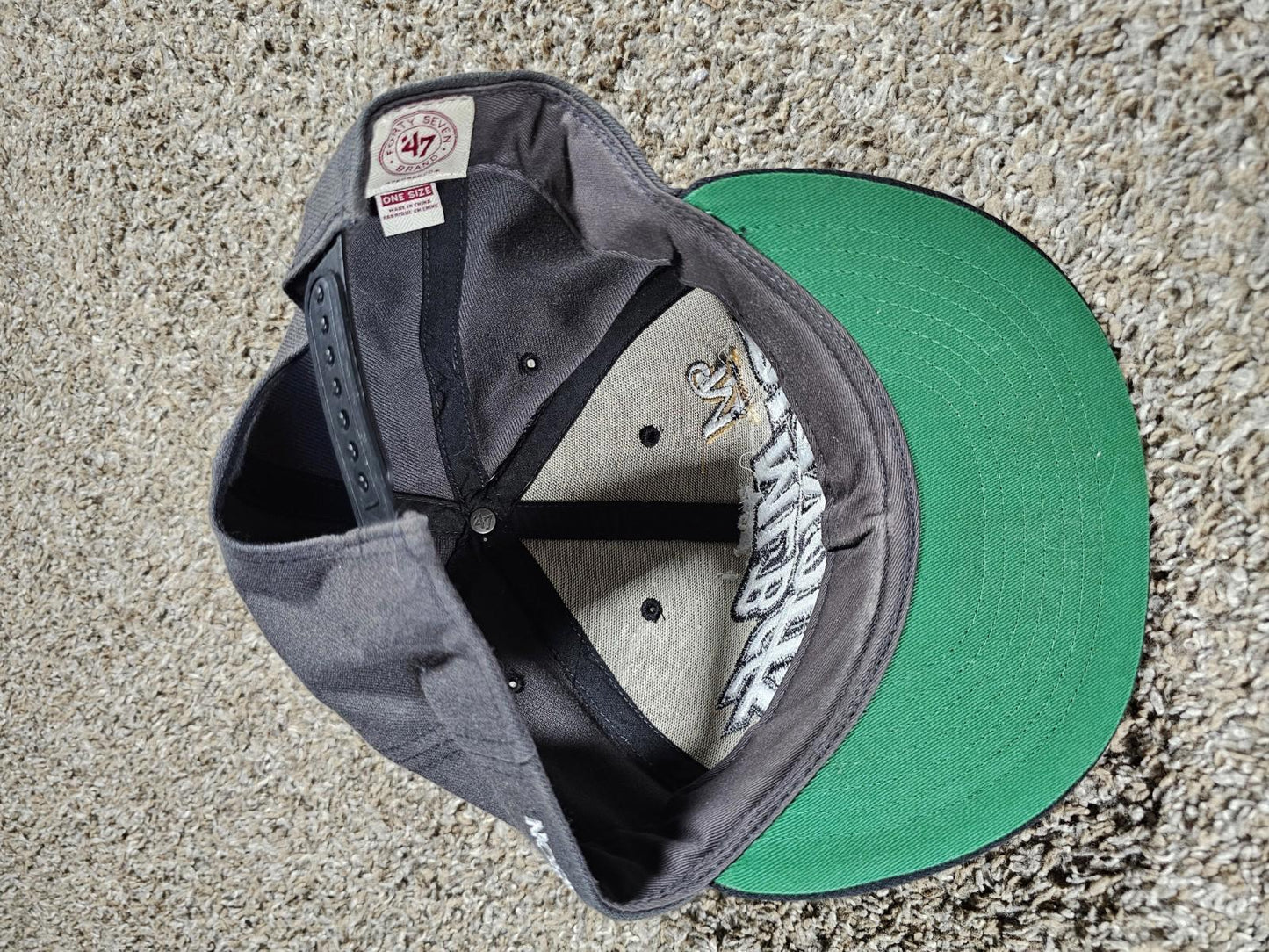 2011 MLB Playoffs Milwaukee Brewers Snapback '47 Grey Hat