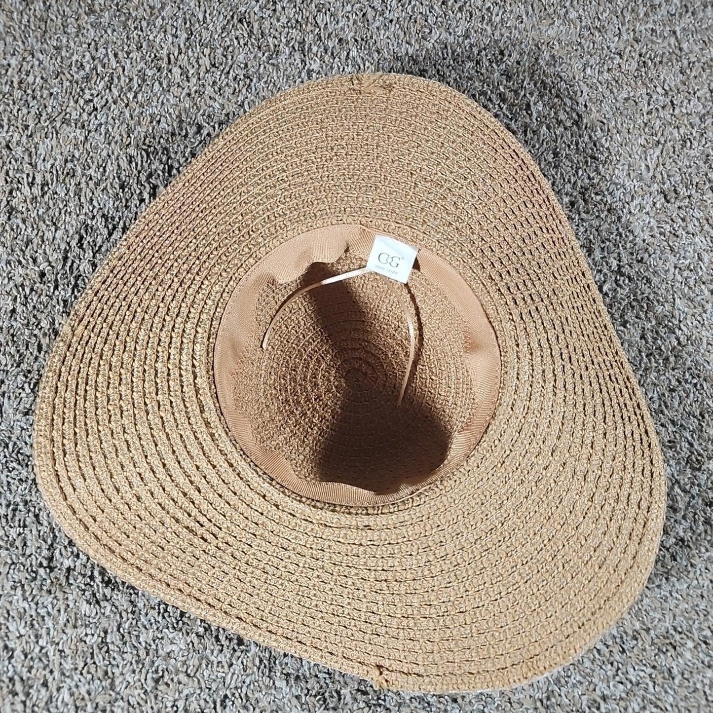 C&G Womens Brown Wide Brim Hat